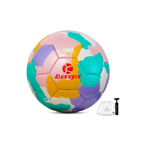 Kuangmi Size 4 Size 5 Soccer PU Machine Stitched Soccer Ball Unisex