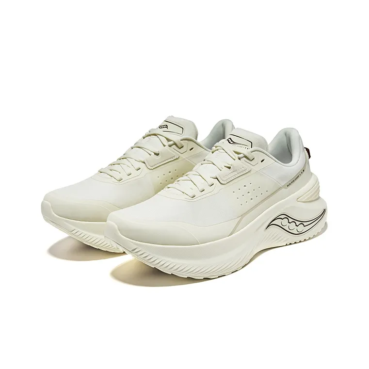 Saucony Cushioned Slip Resistant Low Top Casual Running Shoes Unisex Beige-2
