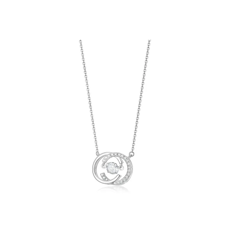 KADER S925 Silver Necklaces Women's Silver White-0