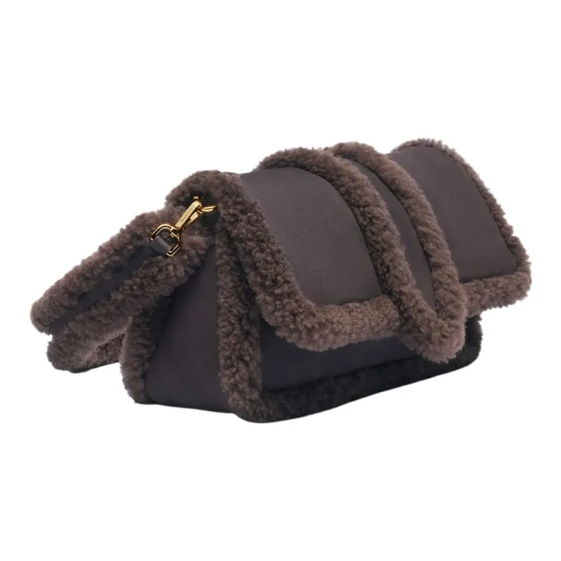 Jacquemus Puffed Shearling Flap Bag-1