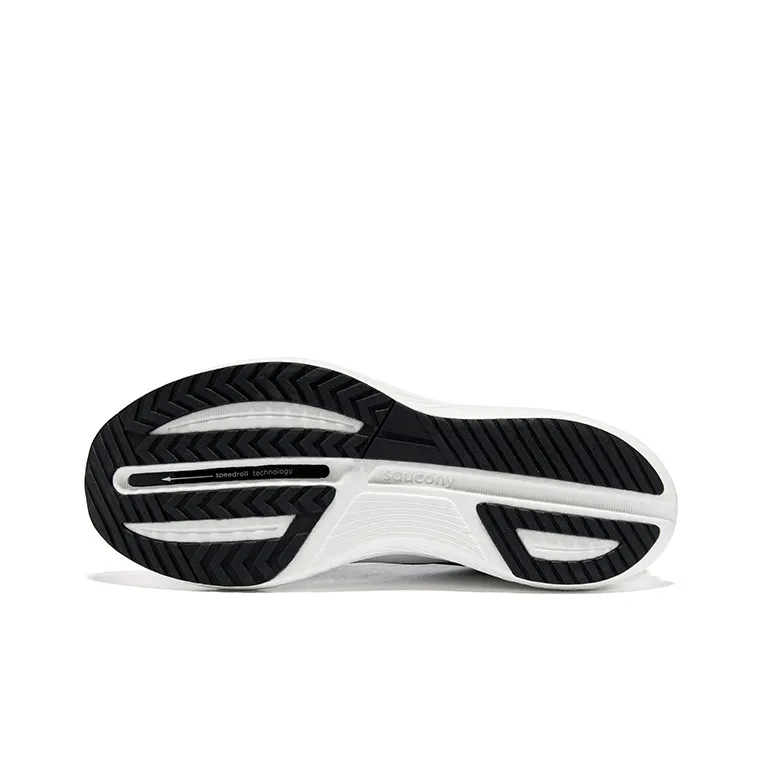 Saucony Waterproof Low Top Casual Running Shoes Unisex Black White-4