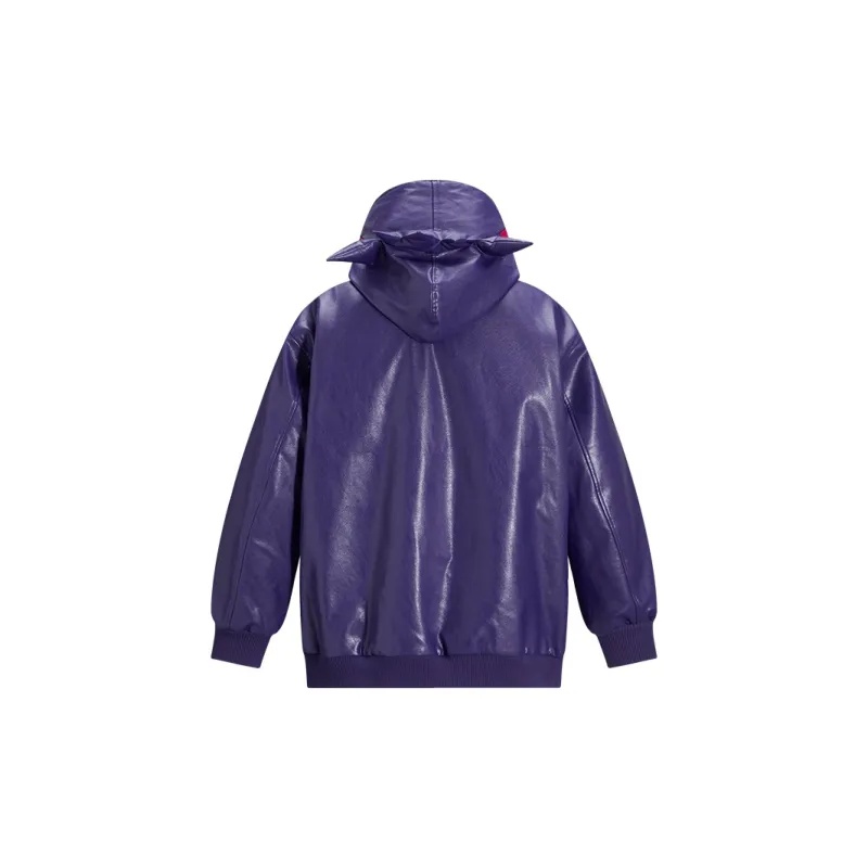 KAKAZZY Leather Jackets Unisex Purple-4