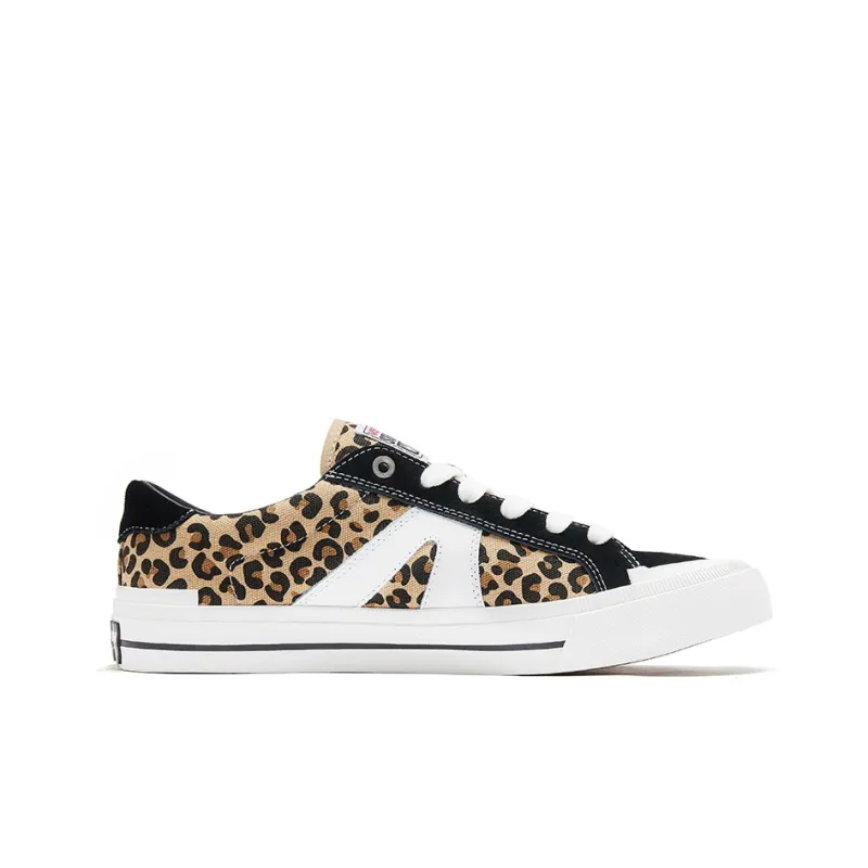Vision Street Wear V76 Low Top Skateboard Shoes Unisex Leopard Print-1