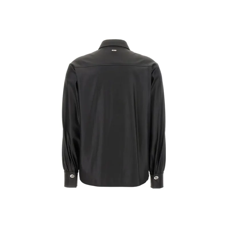 HUGO BOSS Long Sleeved Concealed Button Shirt-1