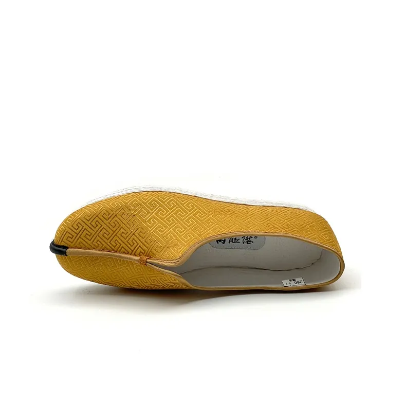 Neiliansheng Casual Shoes Men's Yellow Pattern-2