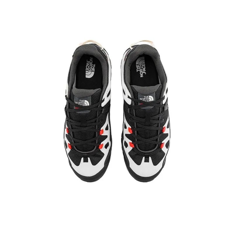 THE NORTH FACE Breathable And Wear resistant Low Top Running Shoes Men's Black White-2