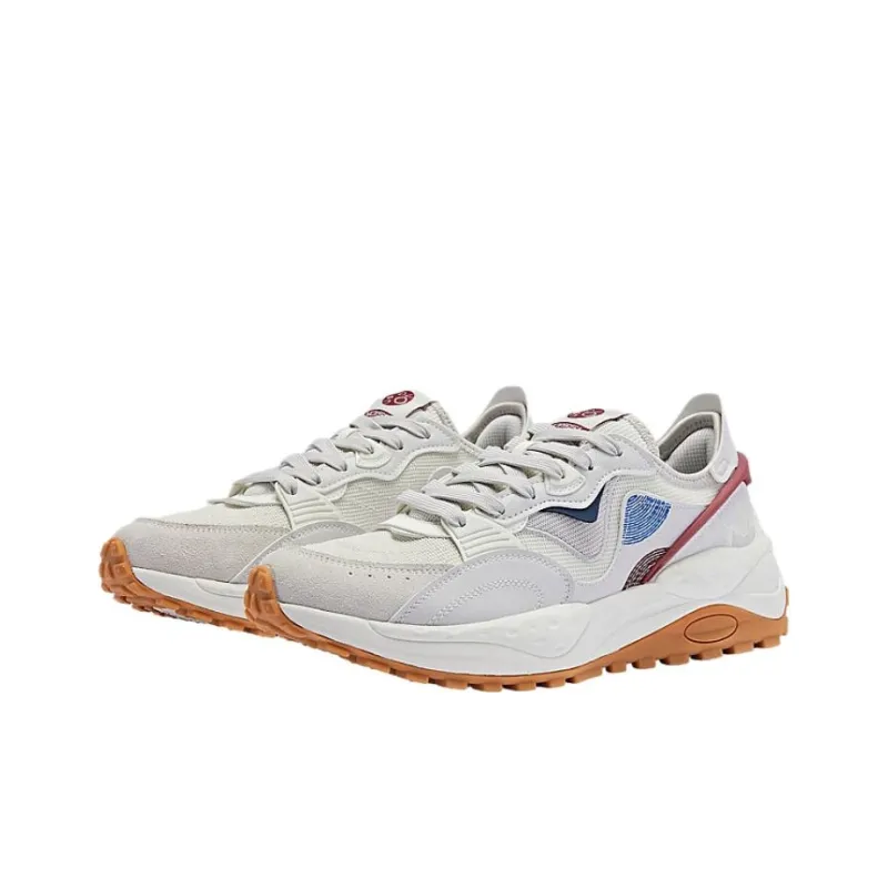 QIAODAN Mars Shoes Low Top Casual Shoes Men's Light Gray-2