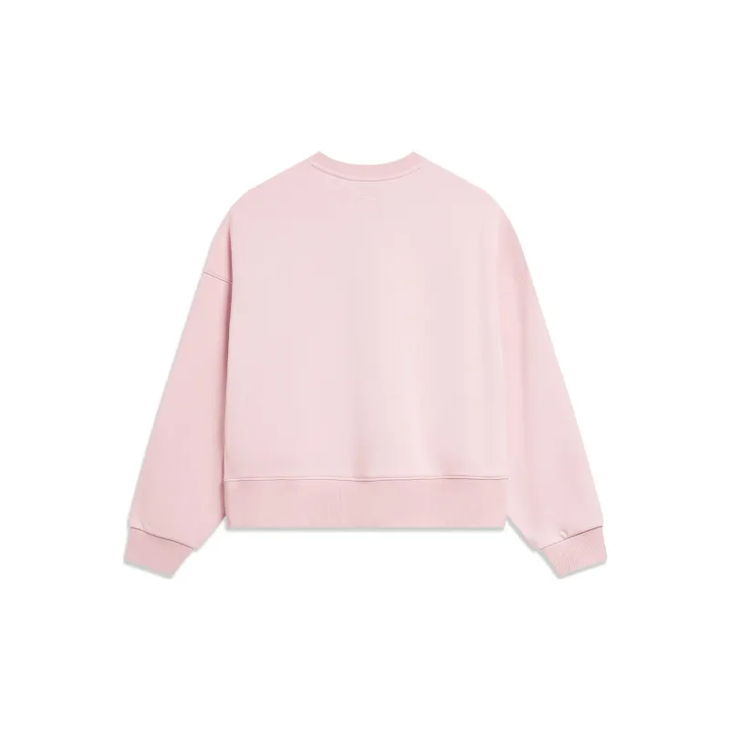 LiNing Sports Lifestyle Collection Sports Fashion Collection Sweatshirt Women's Light Crimson Pink-1