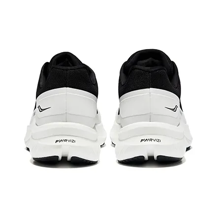 Saucony Waterproof Low Top Casual Running Shoes Unisex Black White-3