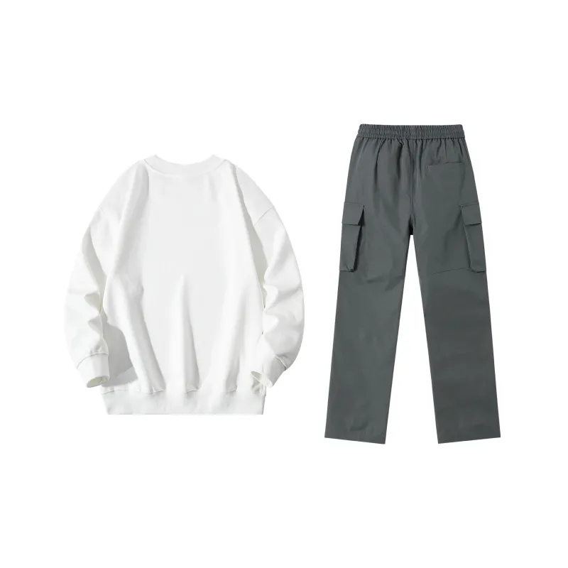 Hepburn Cat Sweatshirt Sets Unisex-1