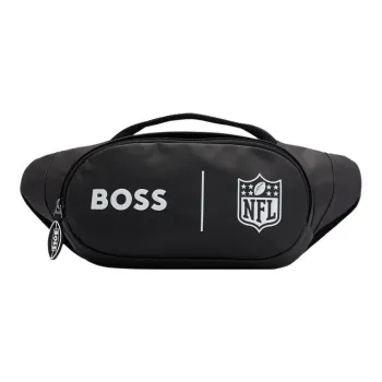 HUGO BOSS NFL Collaboration Polyester Crossbody Fanny Pack Men's Black
