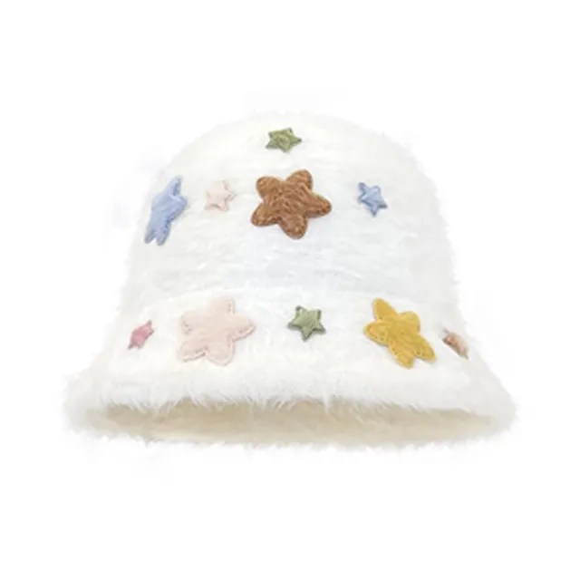 EQUIPMENTELEGANT Rabbit Fur Blend Beanies Unisex-1