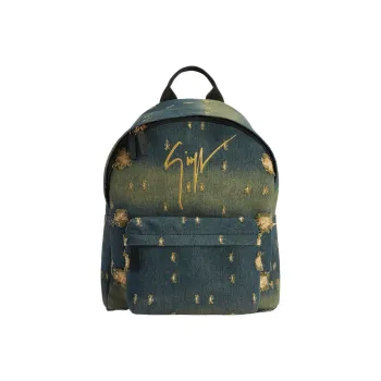 Giuseppe Zanotti/GZ Fabric Leather Backpack Men's Dark Beige