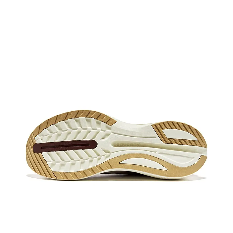 Saucony Cushioning Anti Slip And Wear Resistant Low Top Casual Running Shoes Unisex Beige Khaki-4