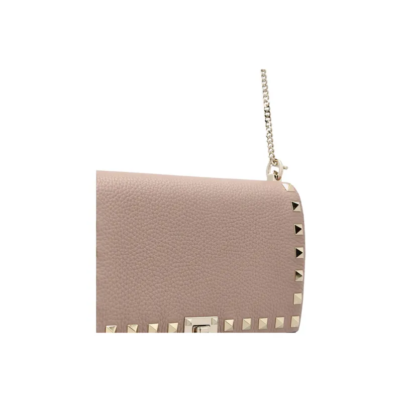 Valentino Garavani Rockstud Foldover Top Shoulder Bag-3