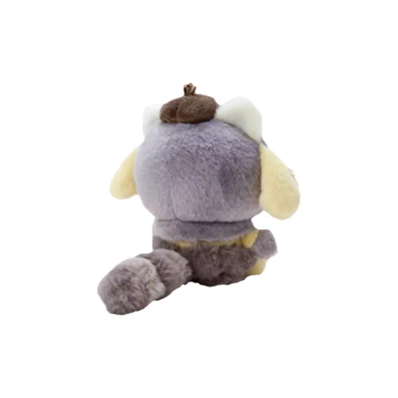 Sanrio Pompompurin Fairy Tale Forest Collection, Little Raccoon Dolls Plush Doll 23cm Height-1