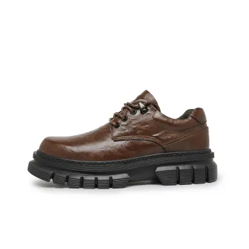 G.N.SHIJIA Work Boots Men Low Top Black/Brown