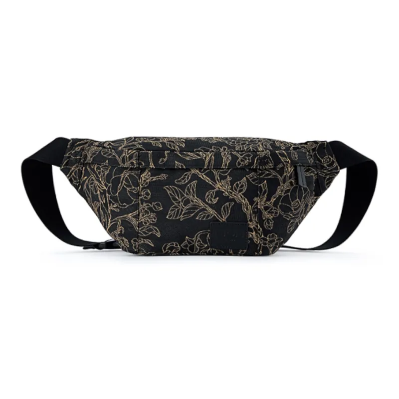 FION Fabric Student Backpack Sling Bag Unisex Black-0