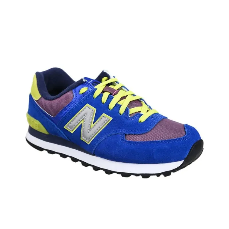 New Balance 574 'Blue Yellow' Women's-2