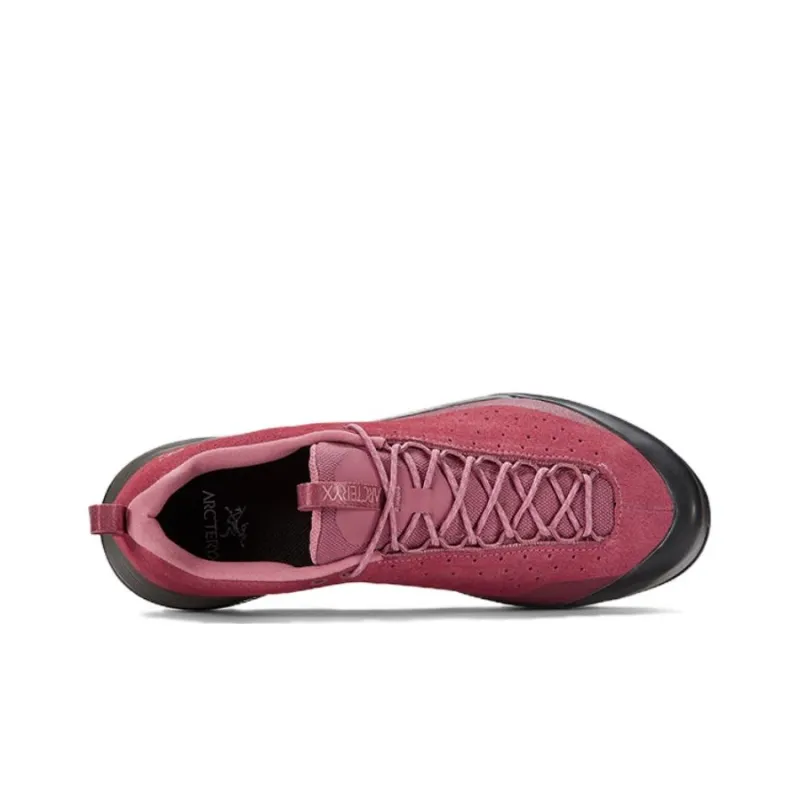 Arcteryx Konseal FL 2 Leather Cushioning Breathable Low Top Outdoor Shoes Women's Pink-2