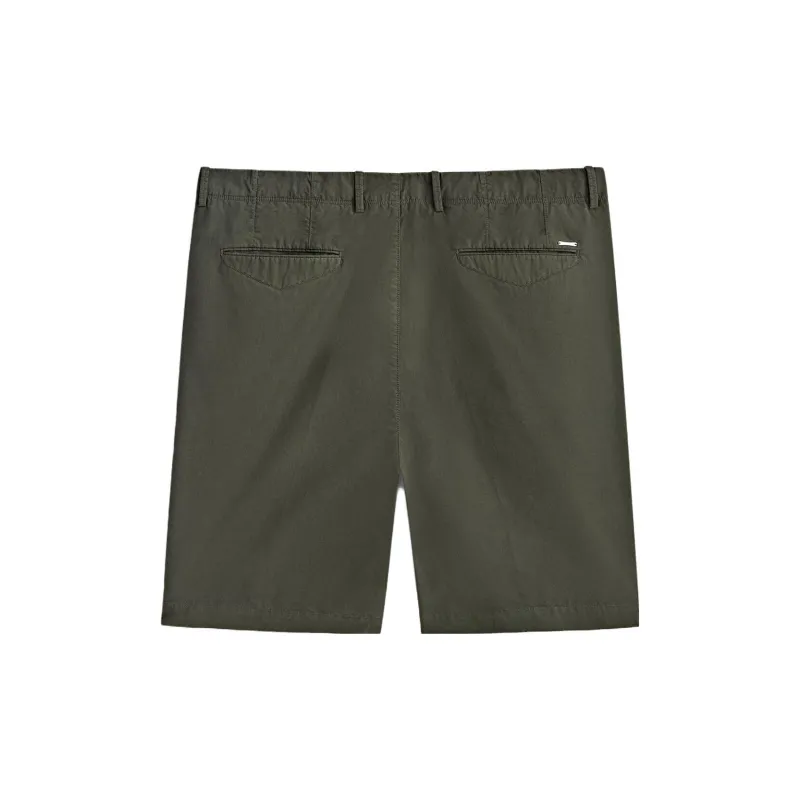 Massimo Dutti Casual Shorts Men Khaki Green-1