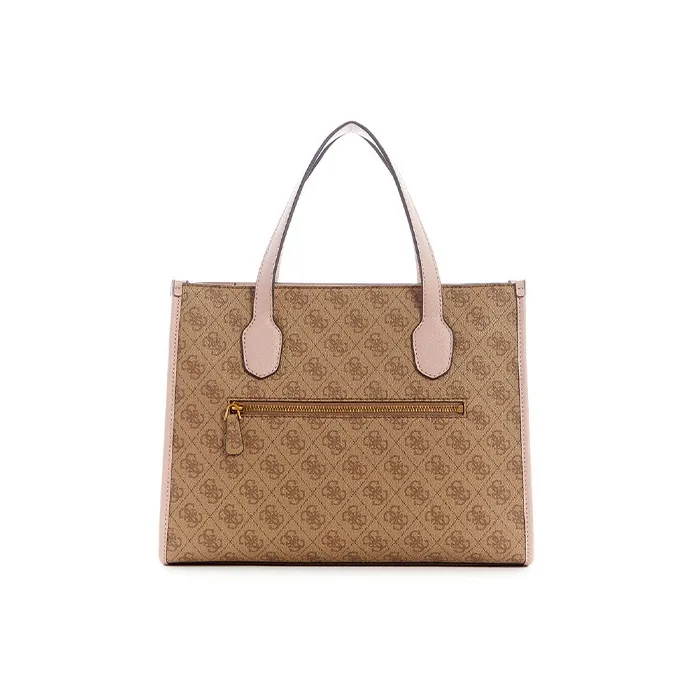 GUESS PU Shoulder Bag Crossbody Bag Handbag Small Size Women's Pink/Brown-2