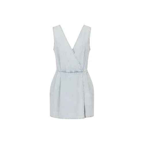 ARMANI EXCHANGE Sleeveless Dresses Women's Light Blue