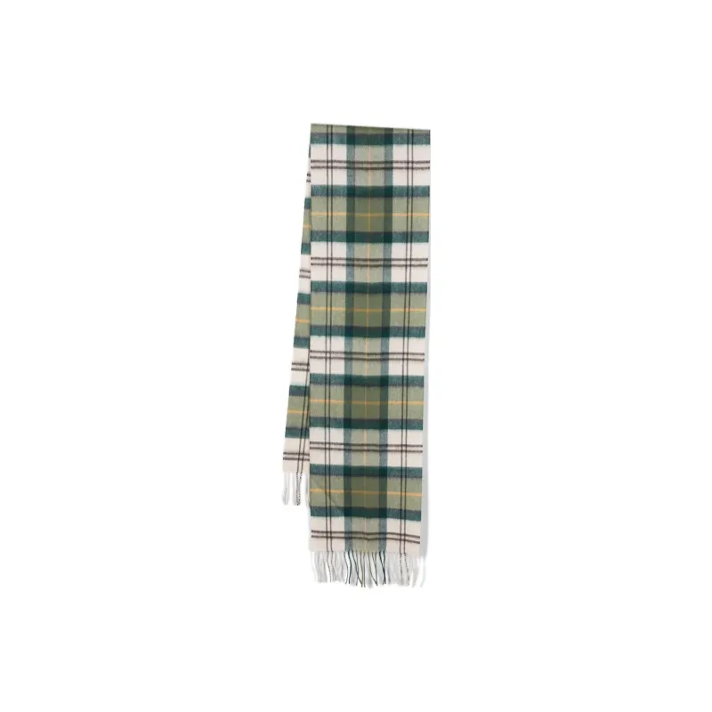 BARBOUR Tartan Fringed Scarf-0