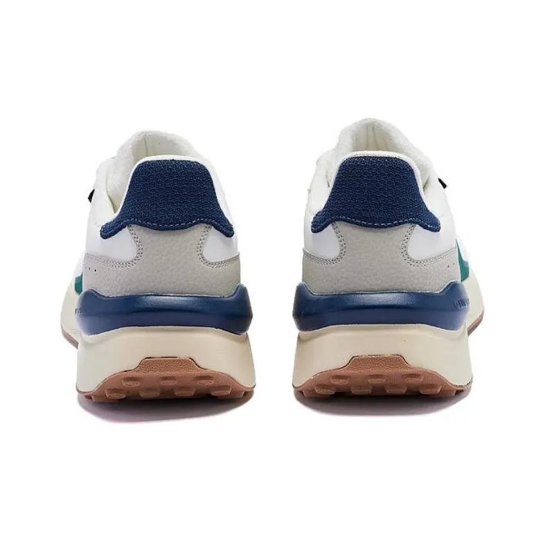 QIAODAN White 2.0 Cushioning And Breathable Low Top Running Shoes Men's Birch White-3