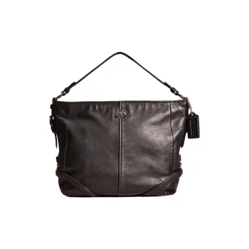 COACH Chelsea Leather Tote Bag Shopping Bag Handbag Shoulder Bag Large Size Women's Black