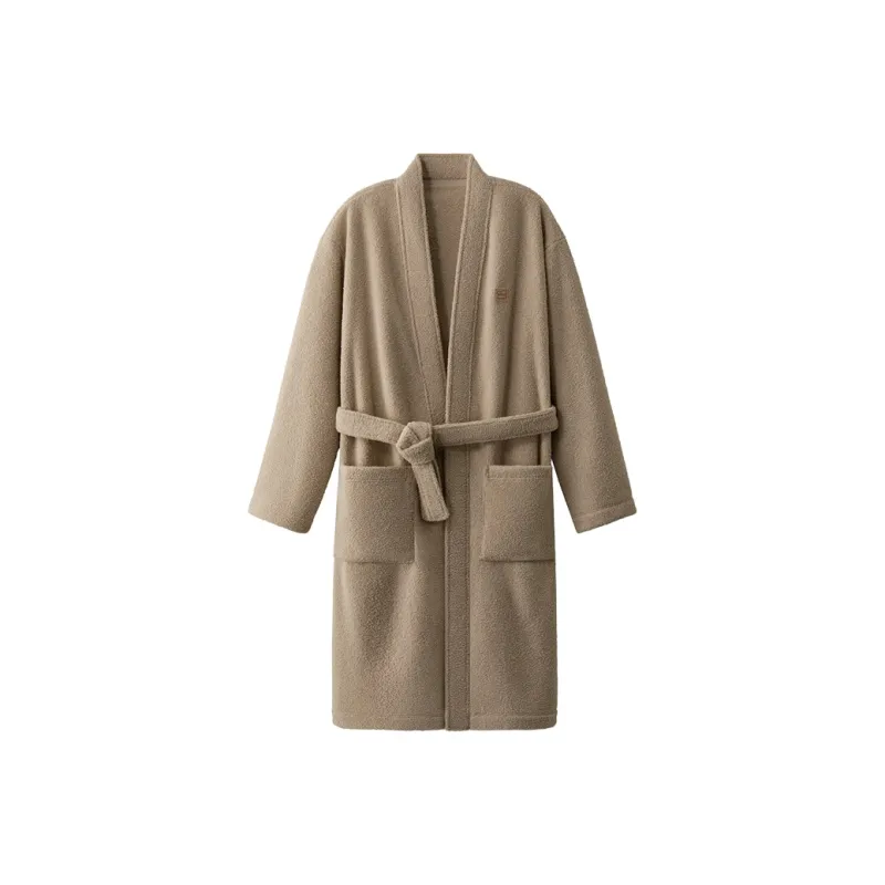 BANANA IN Unisex Bath Robes-5