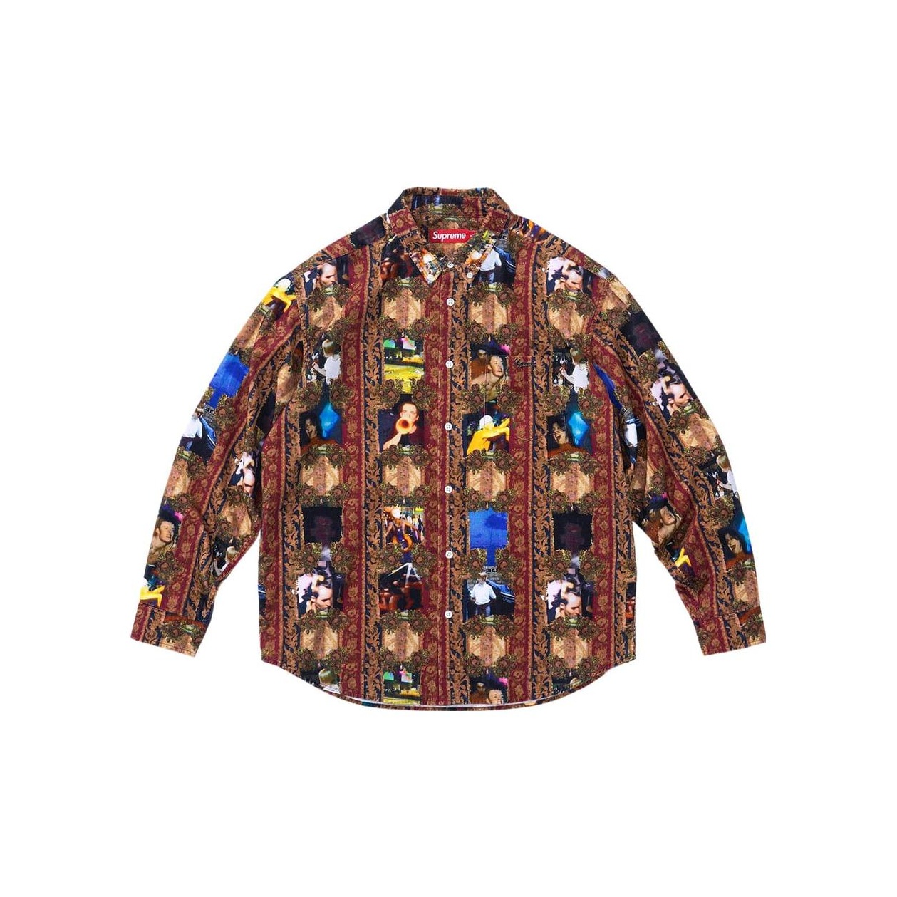 Supreme Mark Leckey Hardcore Printed Corduroy Shirt - Cheap Rcj Jordan  Outlet