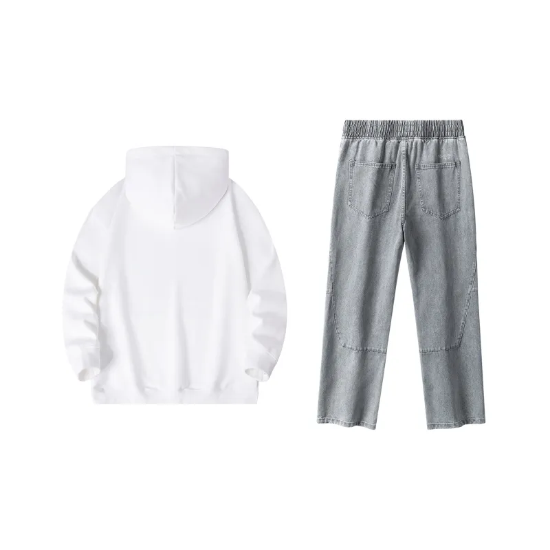 Hepburn Cat Sweatshirt Sets Unisex-7