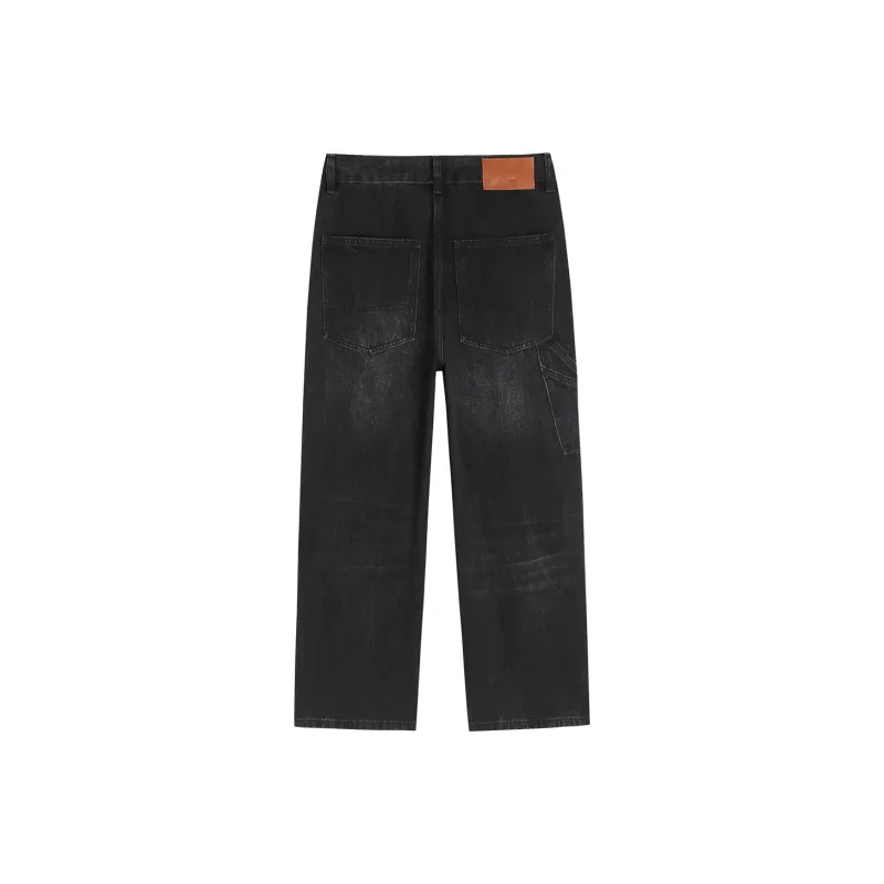 GUKUUL Jeans Unisex Vintage Brown-8