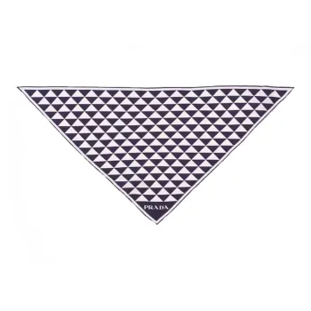 PRADA Geometric print Silk Scarf