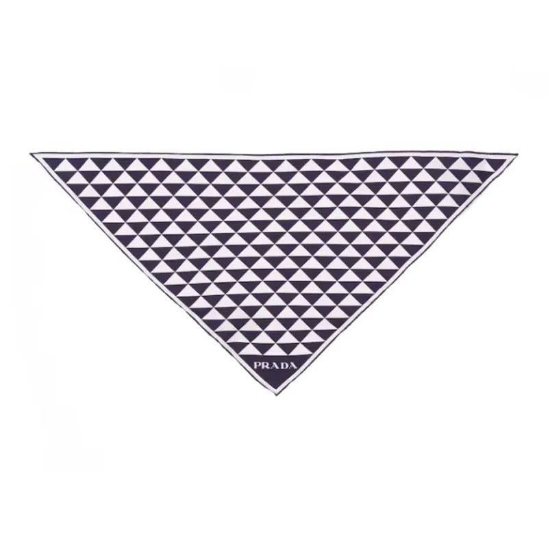 PRADA Geometric print Silk Scarf-0