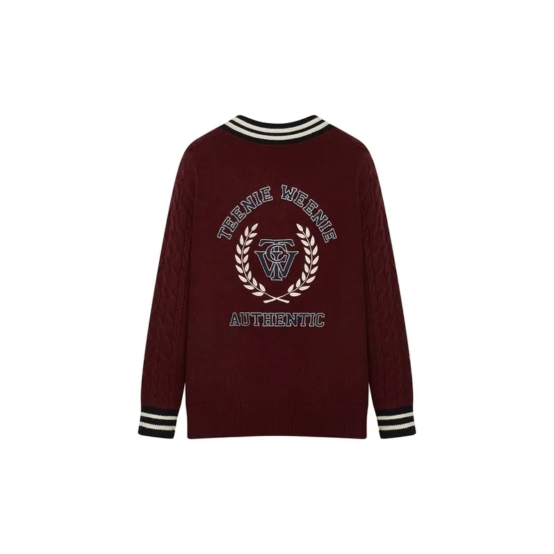 Teenie Weenie Knitwear Women's Burgundy-1