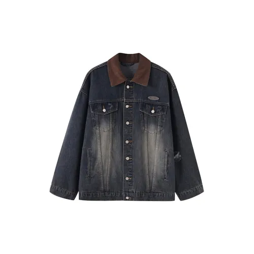 FPMZ Denim Jackets Women's Dark Blue