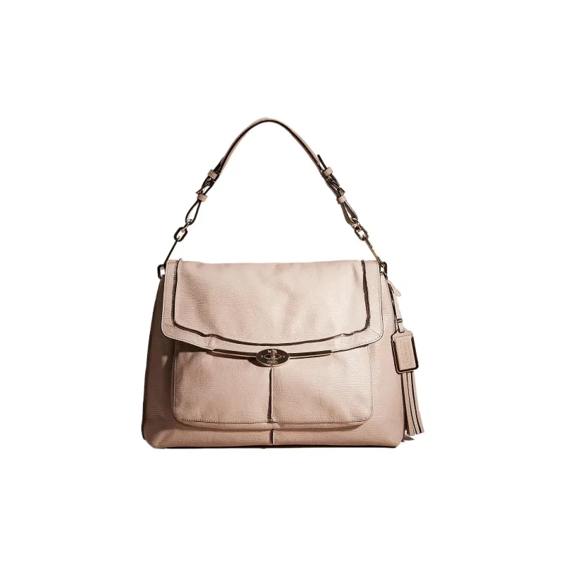 COACH Madison Leather Tote Bag Shopping Bag Shoulder Bags Large Size Women's Ash Birch-0