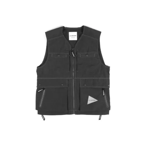 And Wander Vests Men Black