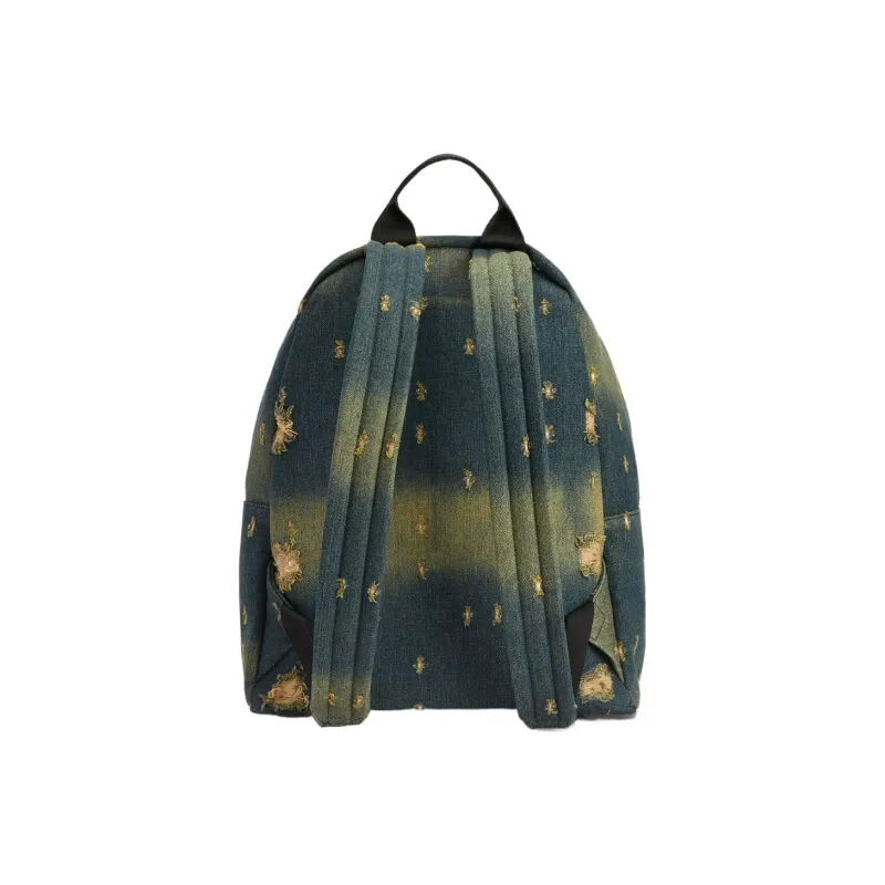 Giuseppe Zanotti/GZ Fabric Leather Backpack Men's Dark Beige-3