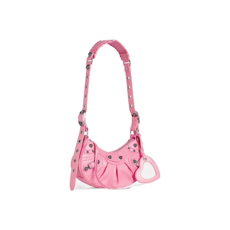 Balenciaga Le Cagole Shoulder Bag Xs Pink-1