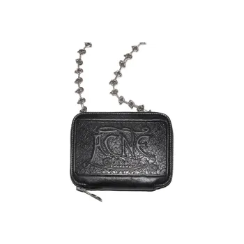 Acne Studios Calfskin Card Holder, Wallet Men's Black
