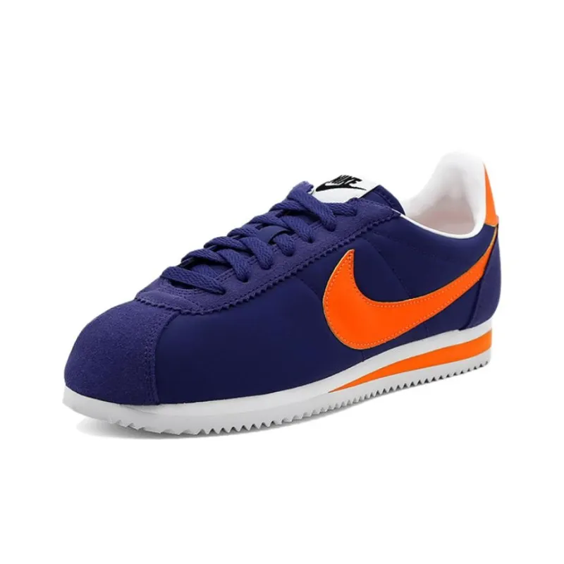 Nike Classic Cortez Nylon Water Resistant Moisture Wicking Low Top Running Shoes Unisex Purple-1