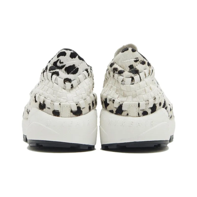 Nike Air Footscape Woven Prm White Cow Print Women's-3