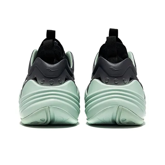Saucony FOAM WEB Shock absorbing And Waterproof Low Top Running Shoes Unisex Gray Black Green-3