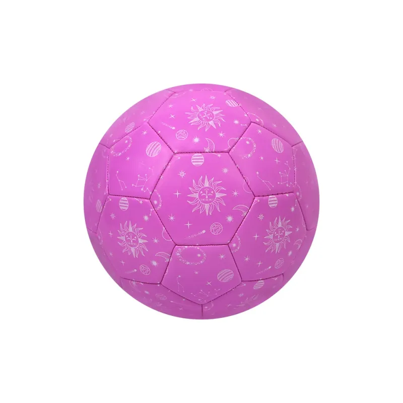 MARBURY Size 4 Size 5 Soccer PU Machine Stitched Soccer Ball Unisex Pink-3