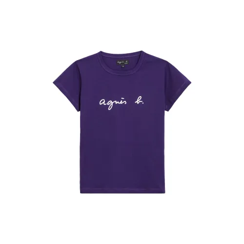 Agnes B. T-Shirts Women's Dark Purple