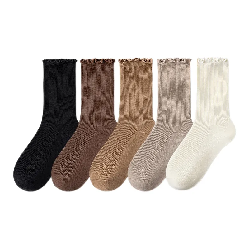 MIIOW Mid-Calf Socks Women's 5 Pack-7