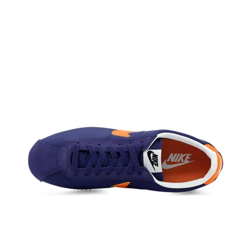 Nike Classic Cortez Nylon Water Resistant Moisture Wicking Low Top Running Shoes Unisex Purple-2